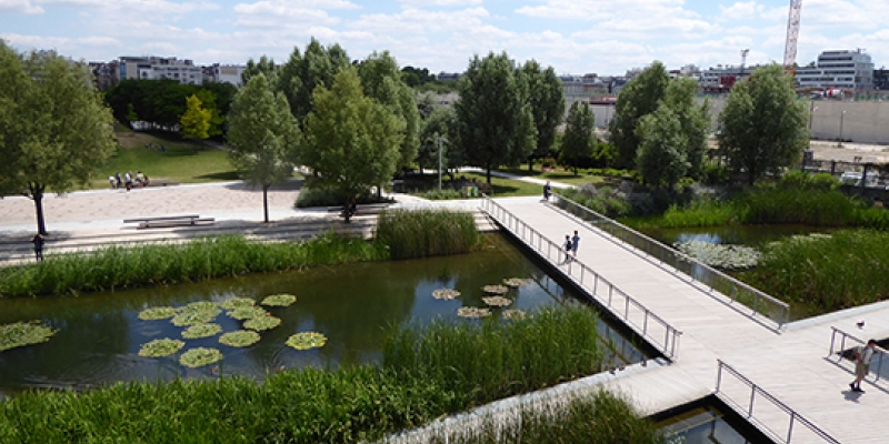 Images and Sound for Parc Clichy-Batignolles Martin Luther King